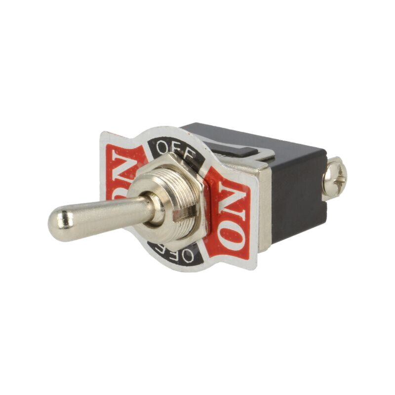 Comutator: basculant; Poz: 3; SP3T; ON-OFF-ON; 10A/250VAC; -25÷85°C Comutator: basculant; Poz: 3; SP3T; ON-OFF-ON; 10A/250VAC; -25÷85°C