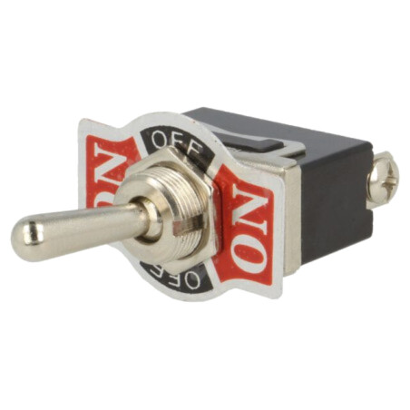 Comutator: basculant; Poz: 3; SP3T; ON-OFF-ON; 10A/250VAC; -25÷85°C