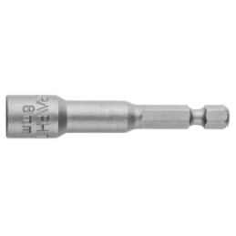 Capăt de şurubelniţă; cap hexagonal; HEX 8mm; Fixare: 1/4"