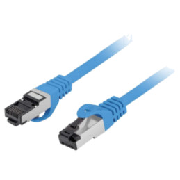 Patch cord; RJ45 mufă,din ambele părţi; S/FTP; Cat 8.1; litat; Cu
