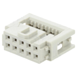 Conector: IDC; mamă; PIN: 10; SEK; IDC; 2,54mm; Placare: aurit; 1,27mm