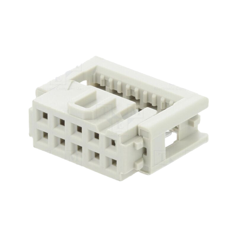 Conector: IDC; mamă; PIN: 10; SEK; IDC; 2,54mm; Placare: aurit; 1,27mm Conector: IDC; mamă; PIN: 10; SEK; IDC; 2,54mm; Placare: aurit; 1,27mm