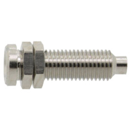 Conector: banană 4mm; soclu; pe panou,înşurubare; 8mm
