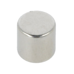Magnet: fix; neodim; 5,5N; Ø: 5mm; H: 5mm