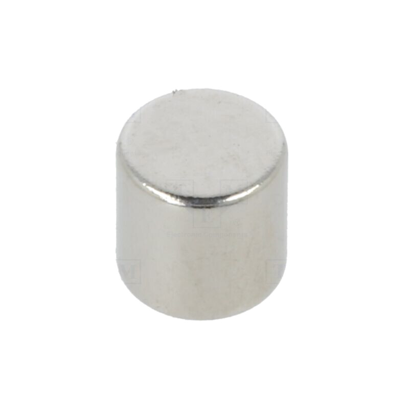 Magnet: fix; neodim; 5,5N; Ø: 5mm; H: 5mm Magnet: fix; neodim; 5,5N; Ø: 5mm; H: 5mm