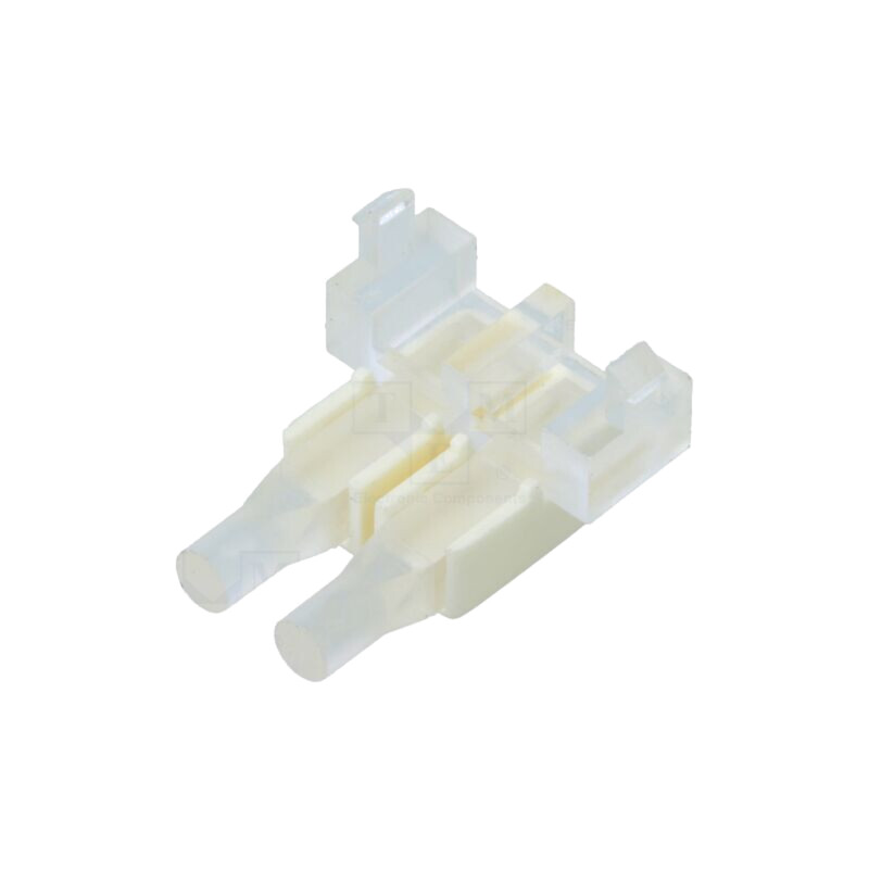 Tub pentru LED-uri; Ø2,8mm; Lung: 14mm; Nr.mod: 2; H: 5mm