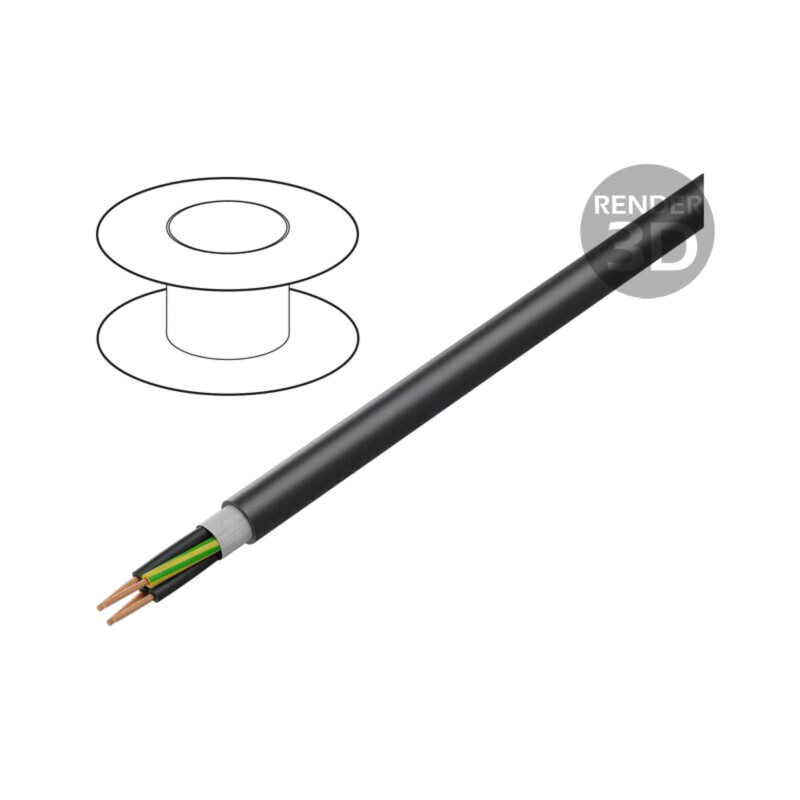 Cablu: cablu de control; ÖLFLEX® CHAIN 819 P; 3G0,5mm2; PUR; Cu Cablu: cablu de control; ÖLFLEX® CHAIN 819 P; 3G0,5mm2; PUR; Cu