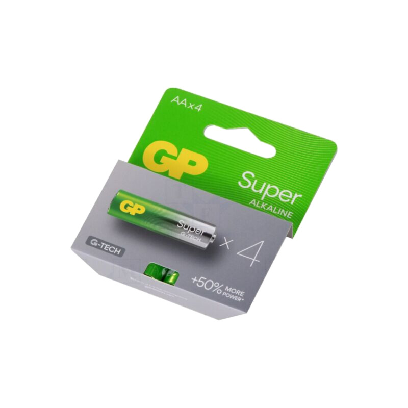 Baterie: alcaline; AA; 1,5V; nereîncărcabilă; Ø14,5x50,5mm; 4buc. Baterie: alcaline; AA; 1,5V; nereîncărcabilă; Ø14,5x50,5mm; 4buc.
