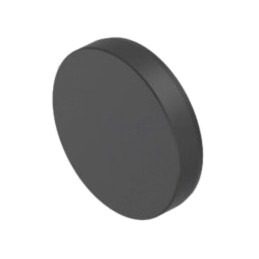 Lentilă pentru buton; OptoHiT; neagră; plastic; Ø23,7mm