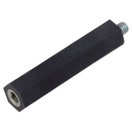 Bucşă izolantă; Filet int: M6; Lung: 60mm; UL94V-0; poliester