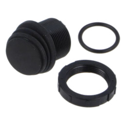 ROCKER; SPST; Poz: 2; ON-OFF; 16A/250VAC; neagră; IP68 (frontal)