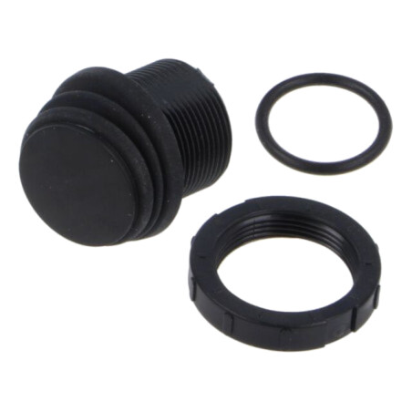 ROCKER; SPST; Poz: 2; ON-OFF; 16A/250VAC; neagră; IP68 (frontal)
