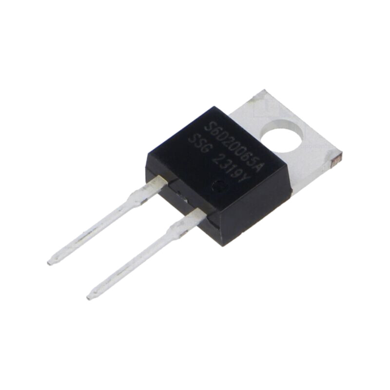 Diodă: redresoare Schottky; SiC; THT; 650V; 20A; TO220AC; 59W; tub Diodă: redresoare Schottky; SiC; THT; 650V; 20A; TO220AC; 59W; tub