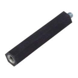Bucşă izolantă; Filet int: M6; Lung: 70mm; UL94V-0; poliester
