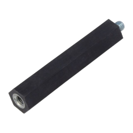 Bucşă izolantă; Filet int: M6; Lung: 70mm; UL94V-0; poliester