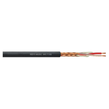 Cablu: cablu pentru microfon; negru; Cu; -25÷65°C; PVC