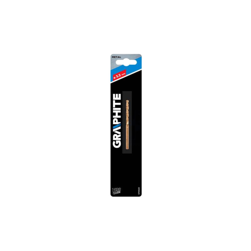 Burghiu; pt.metal; Ø: 3,5mm; oţel rapid cu cobalt HSS-Co Burghiu; pt.metal; Ø: 3,5mm; oţel rapid cu cobalt HSS-Co