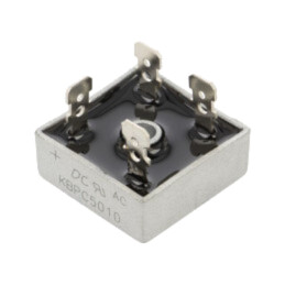 Punte redresoare: monofazat; Urmax: 1kV; If: 50A; Ifsm: 500A; MB-25