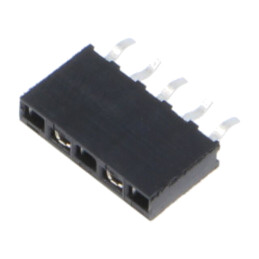 5P HV100 REC CON. TE, 7.0MM