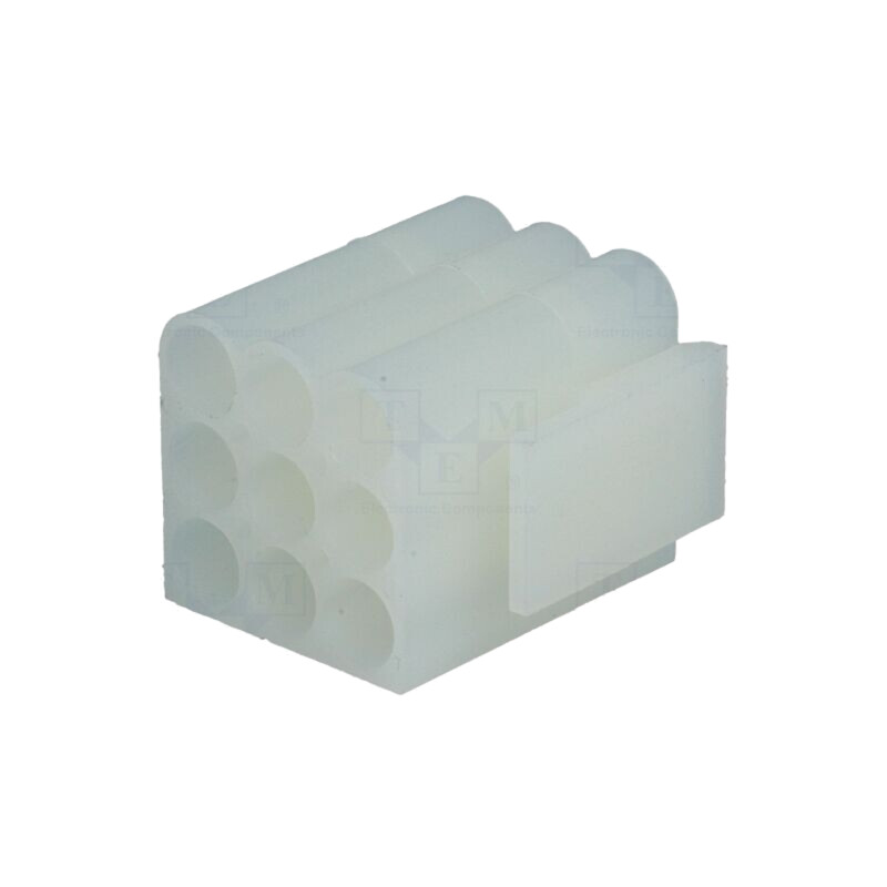 Conector: cablu-cablu; mufă; mamă; PIN: 9; .140 MATE-N-LOK; 6,1mm Conector: cablu-cablu; mufă; mamă; PIN: 9; .140 MATE-N-LOK; 6,1mm