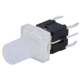 Comutator: tastatură; Poz: 2; DPST-NO; 0,05A/12VDC; incolor; LED