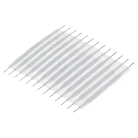 Conector: cablu jumper flexibil; P.cablu-bandă: 2,54mm; L: 25,4mm