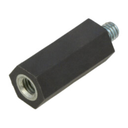 Bucşă izolantă; Filet int: M6; Lung: 30mm; UL94V-0; poliester