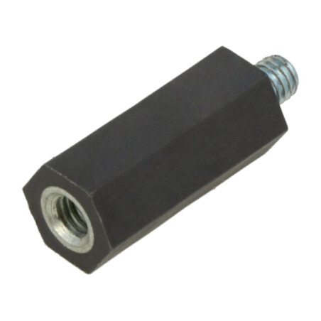 Bucşă izolantă; Filet int: M6; Lung: 30mm; UL94V-0; poliester
