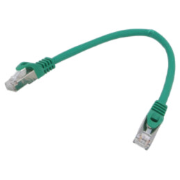 Patch cord; RJ45 mufă,din ambele părţi; S/FTP; 6a; litat; Cu; LSZH
