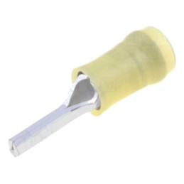 Vârf: tip ac; Ø: 2,6mm; 3÷6mm2; crimpat; pe cablu; izolată; galbenă
