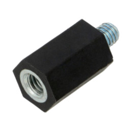 Bucşă izolantă; Filet int: M6; Lung: 20mm; UL94V-0; poliester