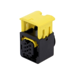 Conector: automotive; contacte; mufă; mamă; 60V; PIN: 6; IP67; neagră