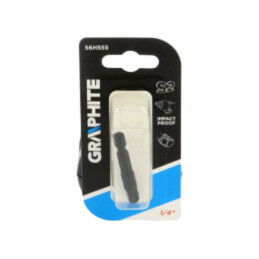 Adaptor; Fixare: hexagon 1/4" / pătrat 1/4"; cu impact