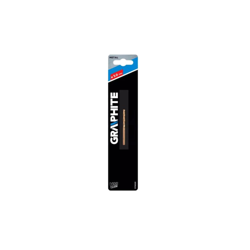 Burghiu; pt.metal; Ø: 3mm; oţel rapid cu cobalt HSS-Co Burghiu; pt.metal; Ø: 3mm; oţel rapid cu cobalt HSS-Co