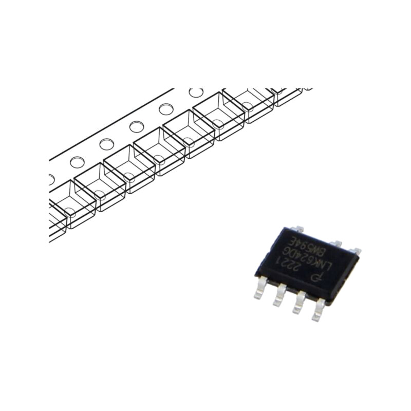 IC: PMIC; AC/DC switcher,controler SMPS; Uintr: 85÷265V; SO-8C IC: PMIC; AC/DC switcher,controler SMPS; Uintr: 85÷265V; SO-8C