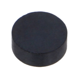 Magnet: fix; ferită (metal greu); 2,5N; Ø: 10,7mm; H: 4mm
