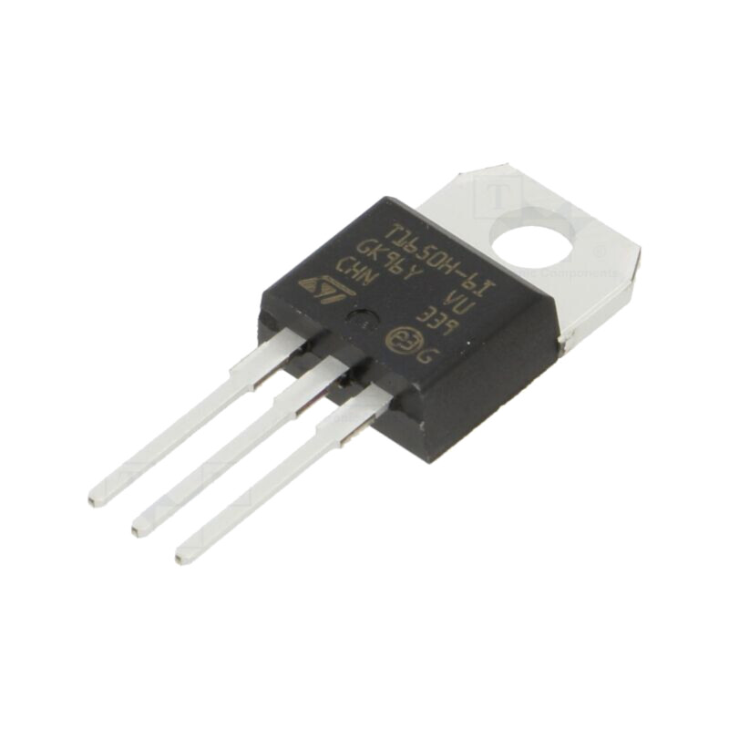 Triac; 600V; 16A; D2PAK; Igt: 50mA; Ifsm: 168A; high temperature