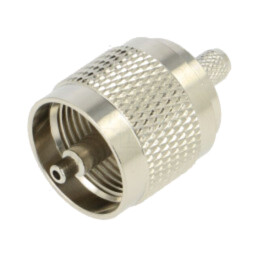 Conector: UHF (SO-239); mufă; tată; drept; lipire,crimpat; PS; 50Ω