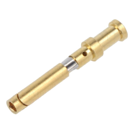 Pin; mamă; aliaj cupru; aurit; 1mm2; 18AWG; contacte întoarse; 10A