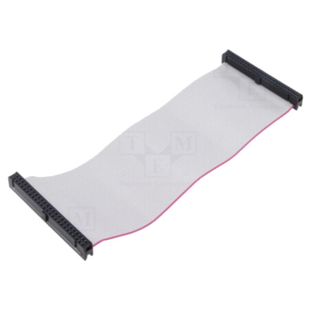 Cablu panglică cu conectori IDC; P.cablu-bandă: 1,27mm; 0,2m