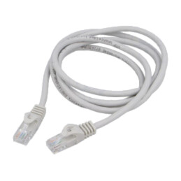 Patch cord; RJ45 mufă,din ambele părţi; U/UTP; 6; litat; CCA; PVC