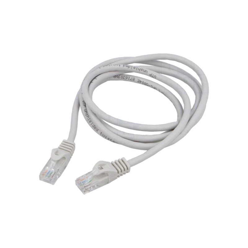 Patch cord; RJ45 mufă,din ambele părţi; U/UTP; 6; litat; CCA; PVC Patch cord; RJ45 mufă,din ambele părţi; U/UTP; 6; litat; CCA; PVC