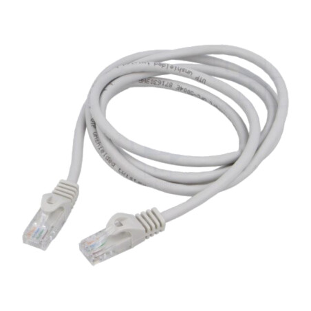 Patch cord; RJ45 mufă,din ambele părţi; U/UTP; 6; litat; CCA; PVC