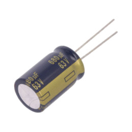Condensator: electrolitic; low ESR; THT; 680uF; 63VDC; Ø16x25mm