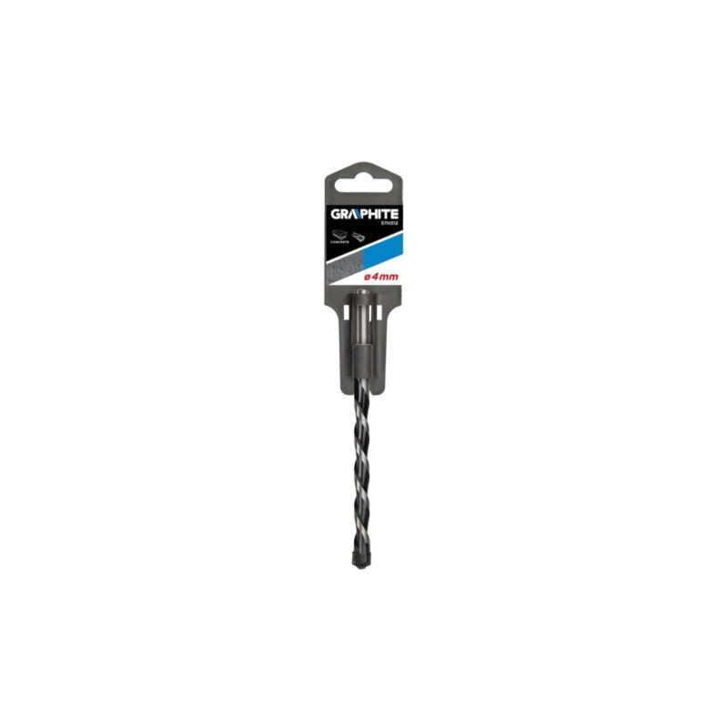 Burghiu; pentru beton; Ø: 4mm; L: 75mm Burghiu; pentru beton; Ø: 4mm; L: 75mm