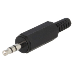 Conector: Jack 3,5mm; mufă; tată; stereo,cu manşon; piste: 3; drept