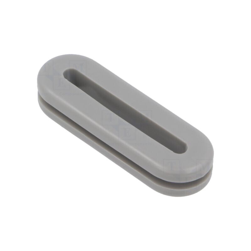Manşon; PVC; gri; Gros.panou: max.3mm; -30÷60°C; UL94V-0; Thk: 11mm Manşon; PVC; gri; Gros.panou: max.3mm; -30÷60°C; UL94V-0; Thk: 11mm
