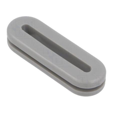 Manşon; PVC; gri; Gros.panou: max.3mm; -30÷60°C; UL94V-0; Thk: 11mm