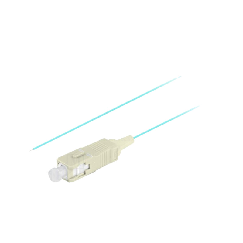 Dispozitiv pentru fibră optică; OM3; SC/UPC; 2m; LSZH; turcuoaz Dispozitiv pentru fibră optică; OM3; SC/UPC; 2m; LSZH; turcuoaz