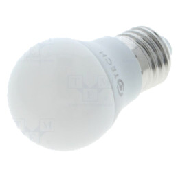Lampă LED; alb cald; E27; 230VAC; 3W; 160°; 3000K